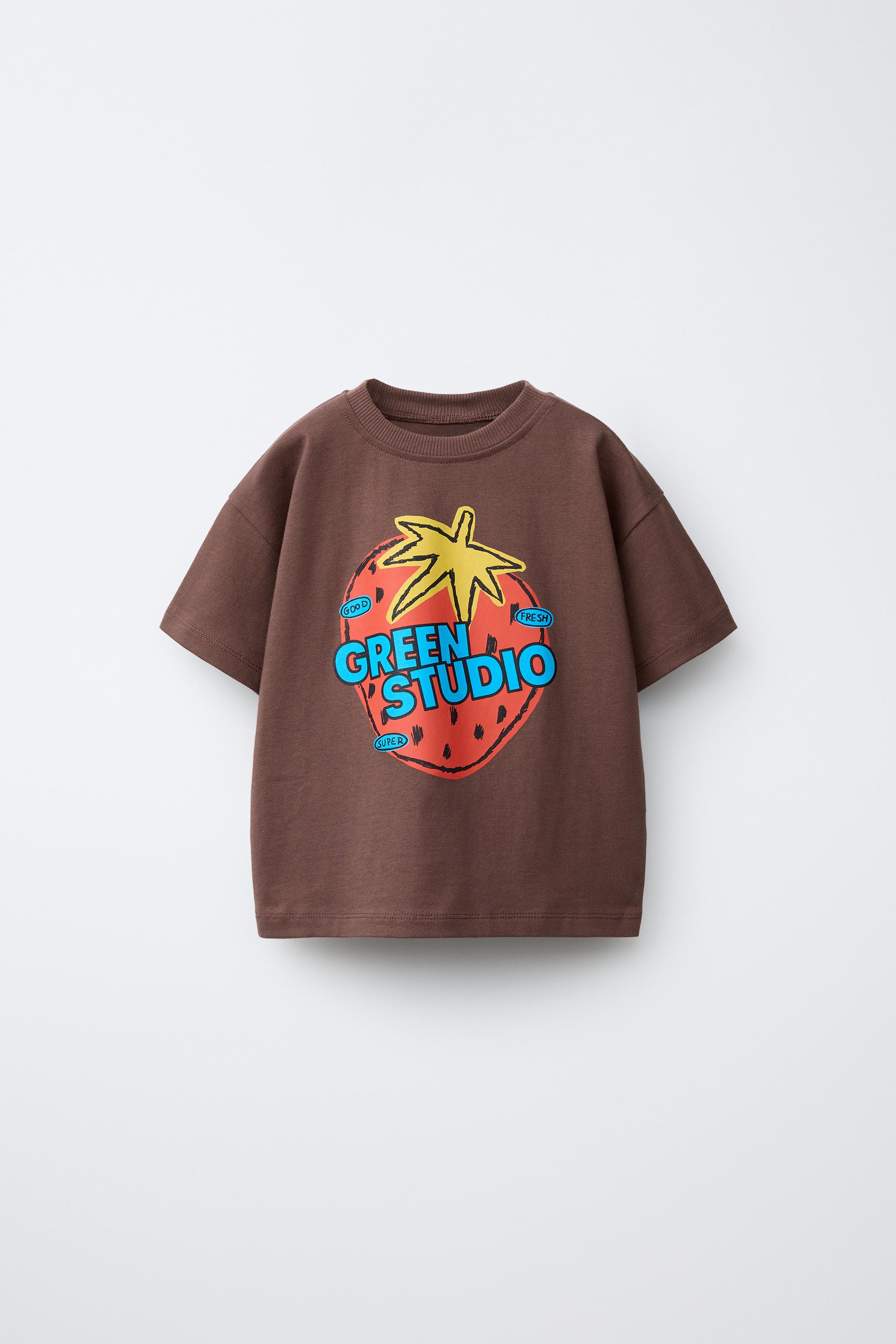 STRAWBERRY PRINT T-SHIRT